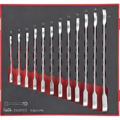 12 Piece Ratcheting Combination Spanner Set (EVA)